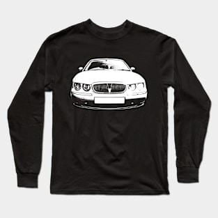 Rover 75 British classic car monoblock white Long Sleeve T-Shirt